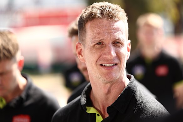 Hayden Meyer, who was at the centre of the dramatic finish between the Hawks and the Brisbane Lions, is set to officiate his third grand final.