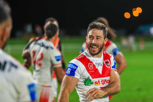 Dragons captain Ben Hunt.