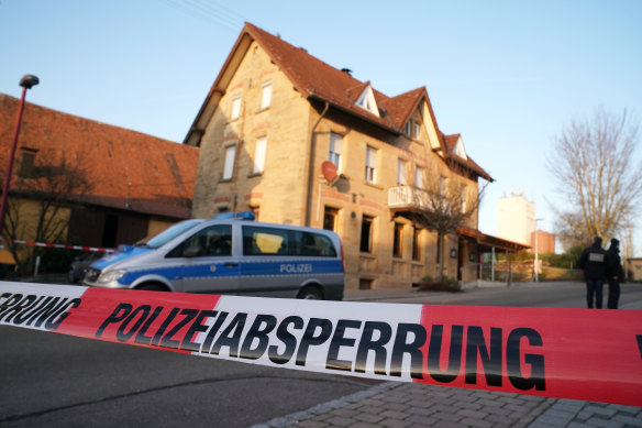 The shooting happened in a pub in Rot am See in Germany.