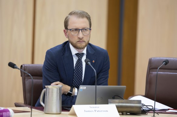 Shadow home affairs spokesperson James Paterson.