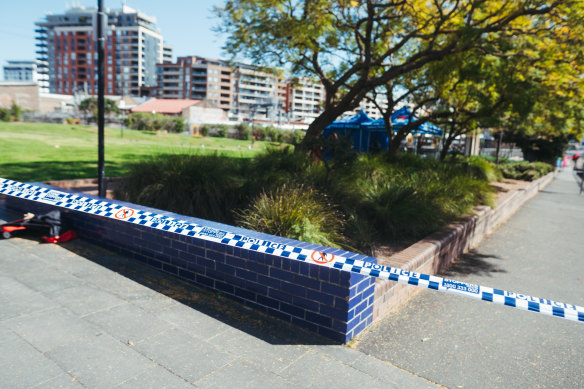 Police are investigating after a man was found dead in a park in Auburn on Saturday morning.