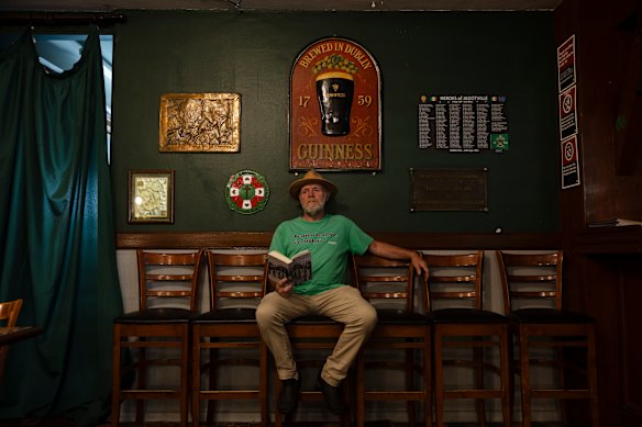 Sean McLoughlin teaches Irish language classes in Sydney.