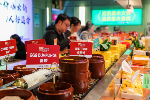 Mr Hotpoter, Sydney’s first hotpot train in Burwood Chinatown.