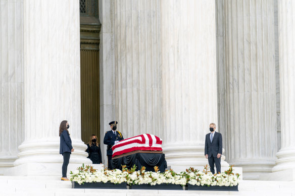Ginsburg's body will lie in state at the Capitol on Friday, the first time a woman receives that distinction.