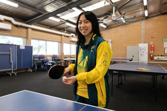 Years 10 Perth Modern student Chelsea Wu is an Olympic Games Hopvas. 