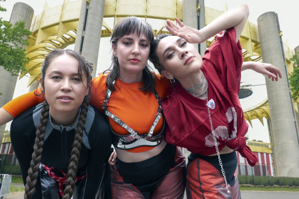 Haiku Hands’s (from left)  Mie Nakazawa, Beatrice Lewis and Claire Nakazawa have been together since 2016. 