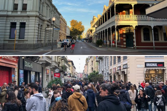 Fremantle has all the elements of a European city ... except for bustling crowds.