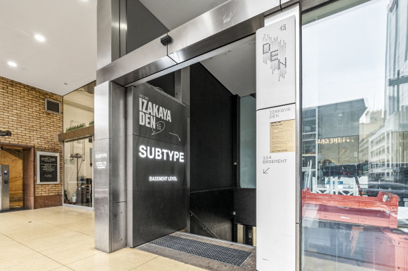 New tenants are heading to the old Izayaka Den space at 114 Russell Street.