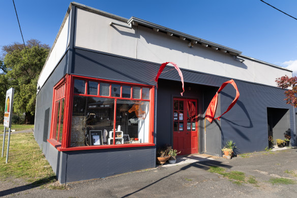 The Soul Barn in Clunes, where a woman died on Sunday.