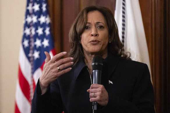 US Vice President Kamala Harris.