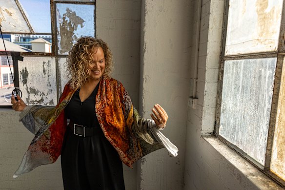 Leah Purcell at Opera Australia’s headquarters. 
