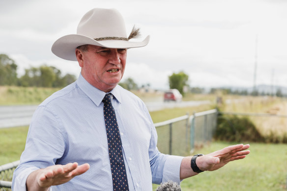 Barnaby Joyce will be part of the Sky News coverage on election night. Sadly, the network has a strict no-hats-inside policy.