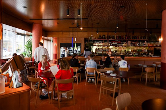 The Watermans palette is softer, earthier and less moody than the group’s other restaurants.