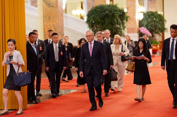 Anthony Albanese walked a fine line in Beijing.