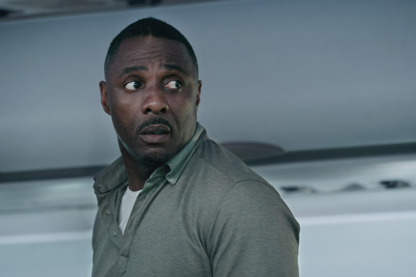 Idris Elba in Hijack. I forgive him for the show’s evident flaws. My partner? Not so much.