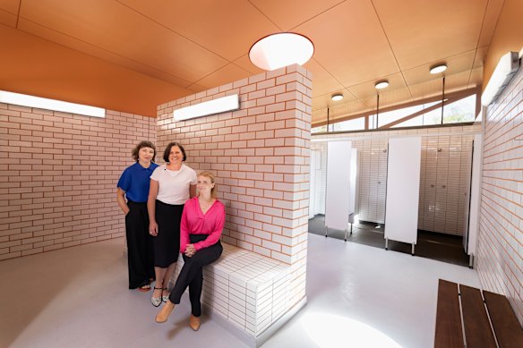 Sonia van de Haar, Natalie Bernuetz, and Gabrielle Pelletier were behind the design of the sports centre and precinct on Willowdale Drive, Denham Court.