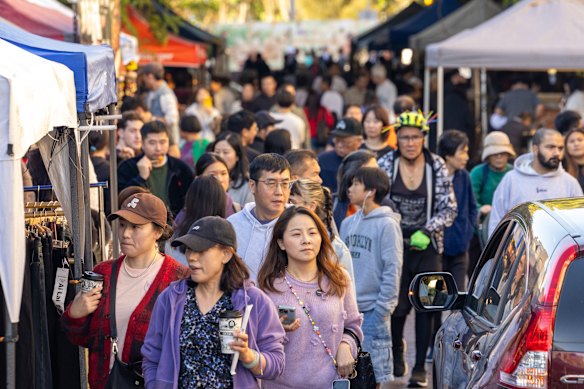 “Strength to strength”: the Eastwood night markets are a success story for the suburb.