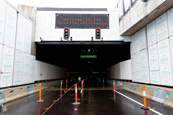 Inner West residents get a look inside the Rozelle Interchange.