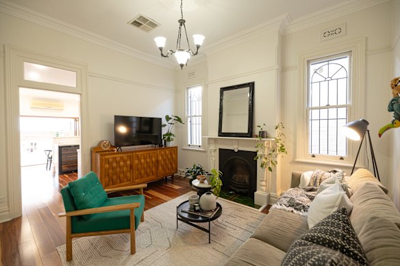 The floorplan at 3 Audley Street is compact, but highly functional. The new owners have been living with family since selling their apartment in Marrickville.