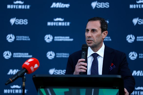 Football Australia chairman Anter Isaac has been a driving force behind the Championship.