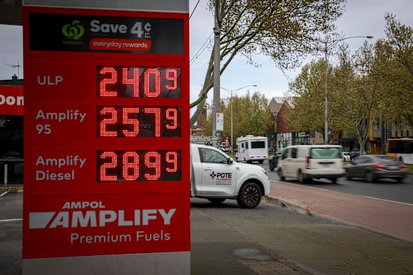 The price of petrol and diesel in Australia has climbed to levels not seen since April as the Iran war shuts down a second oil export route.