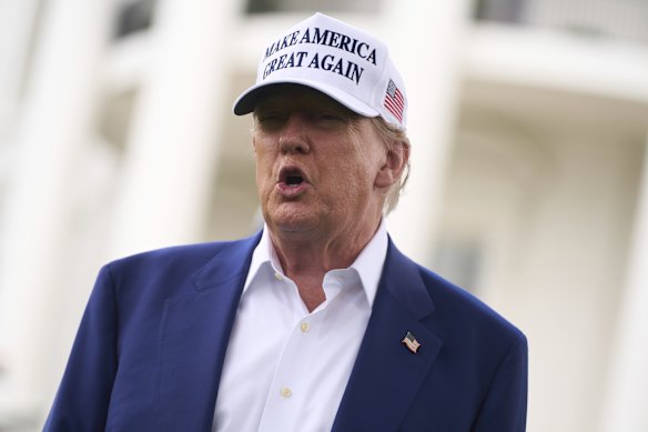 Trump says he hasn't done a final decision on and join the israel campaign.