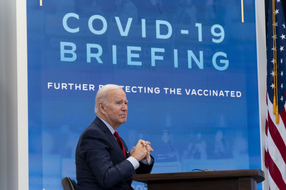 President Joe Biden meets with the White House COVID-19 Response Team.