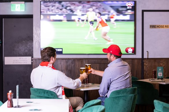 AFL Grand Final at Penny’s Hotel. 