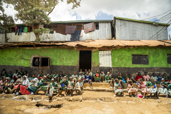 St John Community School provides an education for 400 children from the poorest families in Kenya's Kibera slum. 