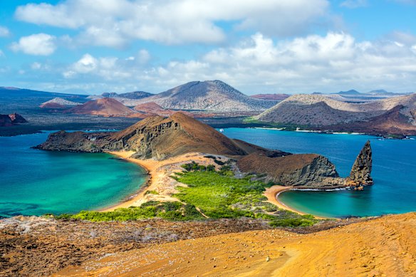 Bartolome Island in the Galapagos Islands.