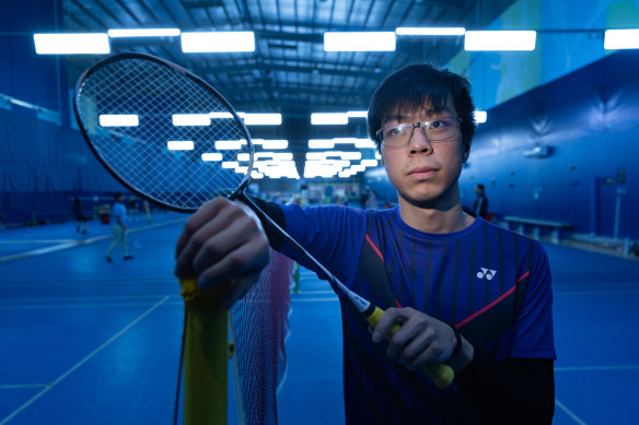 Tom Kou says there is growing demand for badminton courts in Melbourne.