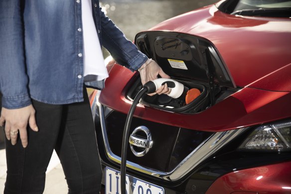 Electric vehicle sales still make up less than 1 per cent of Australia's national market.