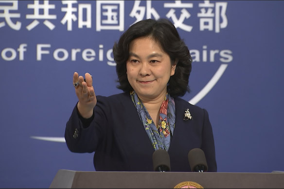 China's Foreign Ministry spokesperson Hua Chunying.