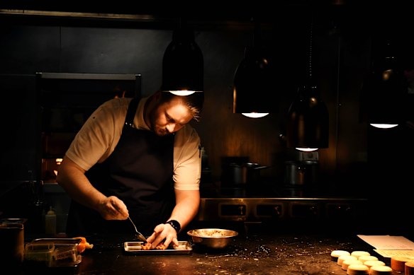 Head chef Josh Hannan.