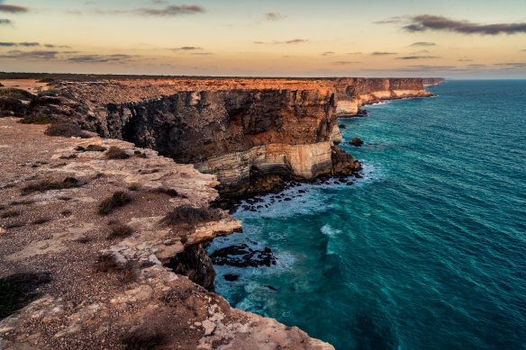 Bunda Cliffs in South Australia. 