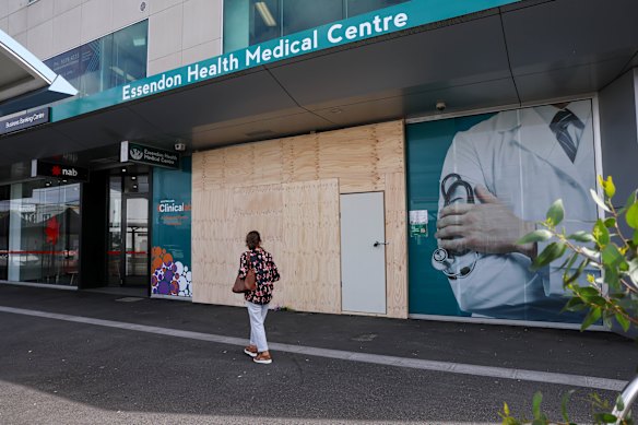 The medical centre on Tuesday.