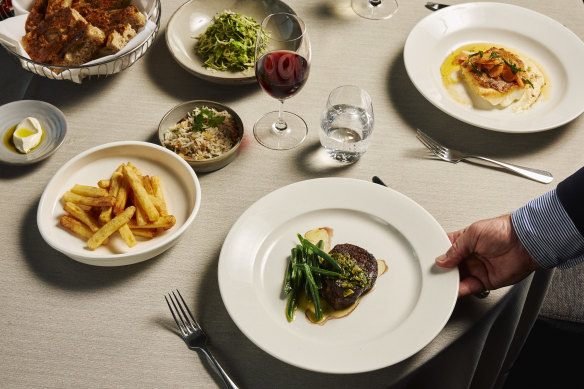 Dishes at Tedesca Osteria.