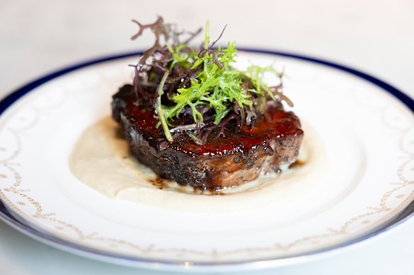Roast pork neck.