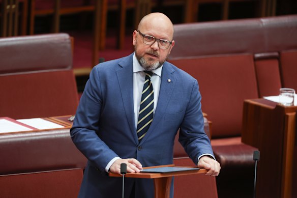 Senator Matt O’Sullivan is leading the Coalition’s childcare policy.