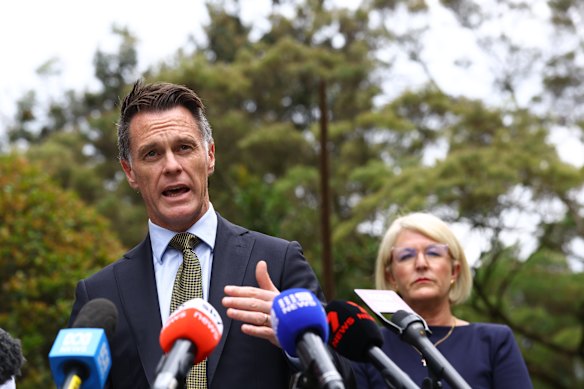 NSW Premier Chris Minns and Police Minister Yasmin Catley. 