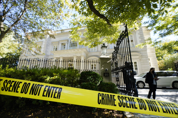 The FBI raided the mansion of Oleg Deripaska in Washington in October 2021.