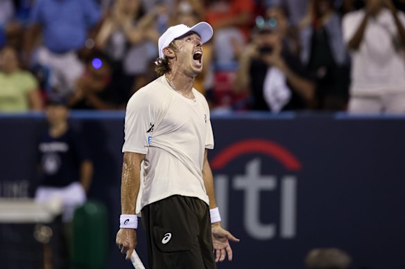Alex de Minaur won his 10th career ATP title at the Washington Open in thrilling circumstances.