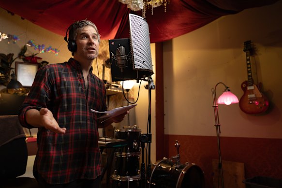 Voice actor Nikos Andronicos says the job is “like being a session musician”.