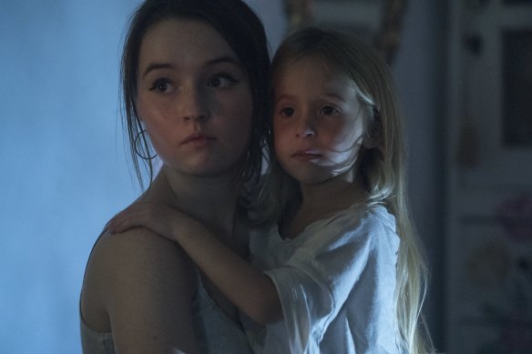 Kaitlyn Dever plays a single mum at the end of her rope in the horror series Monsterland.