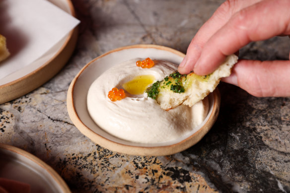 Whipped cod’s roe.
