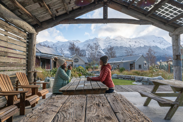 The Headwaters EcoLodge in Glenorchy is a regenerative stay.