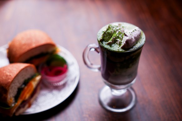 Matcha's rendition is as psychedelic as a 1960s album cover.