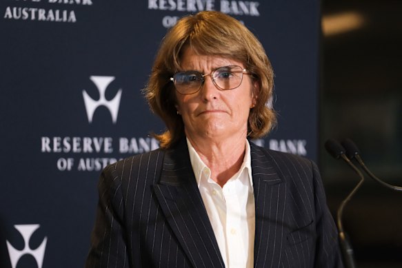 Not impressed: Reserve Bank of Australia governor Michele Bullock was accused of lying to the public.