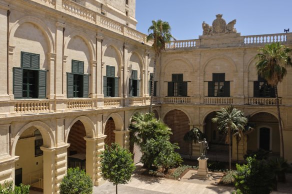 The Courtyard of the Grand Master’s Palace.