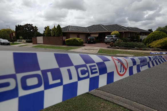 The baby was found in the backyard of a house on Copernicus Way at Keilor Downs on Thursday morning.